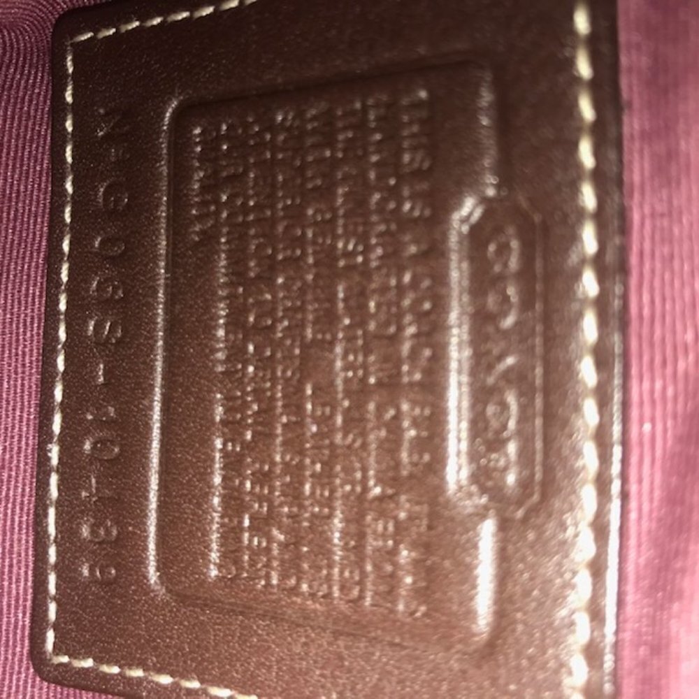 Coach Crossbody Holiday Parchwork Bag. GUC - Picture 5 of 8